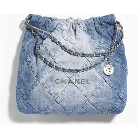 chanel 22 bag celebrity|chanel denim bag 2022.